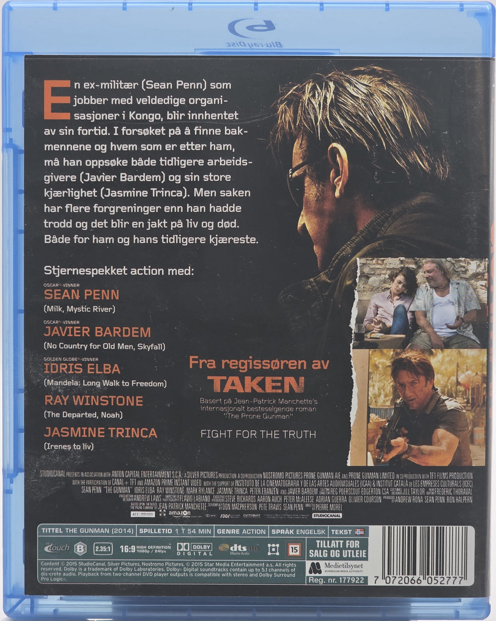 The Gunman. 2015. Blu-ray.