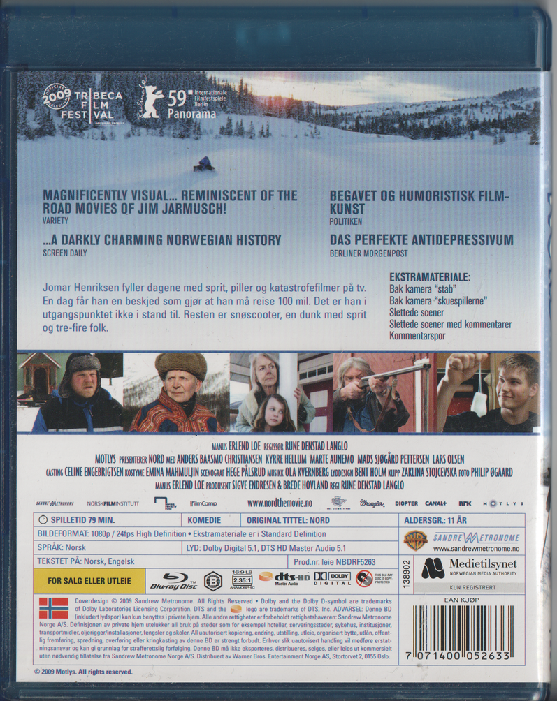 Nord. 2009. Blu-ray.