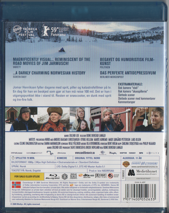 Nord. 2009. Blu-ray.