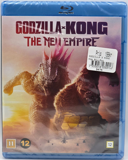 Godzilla x Kong: The New Empire (2024). Blu-ray. Ny i plast!