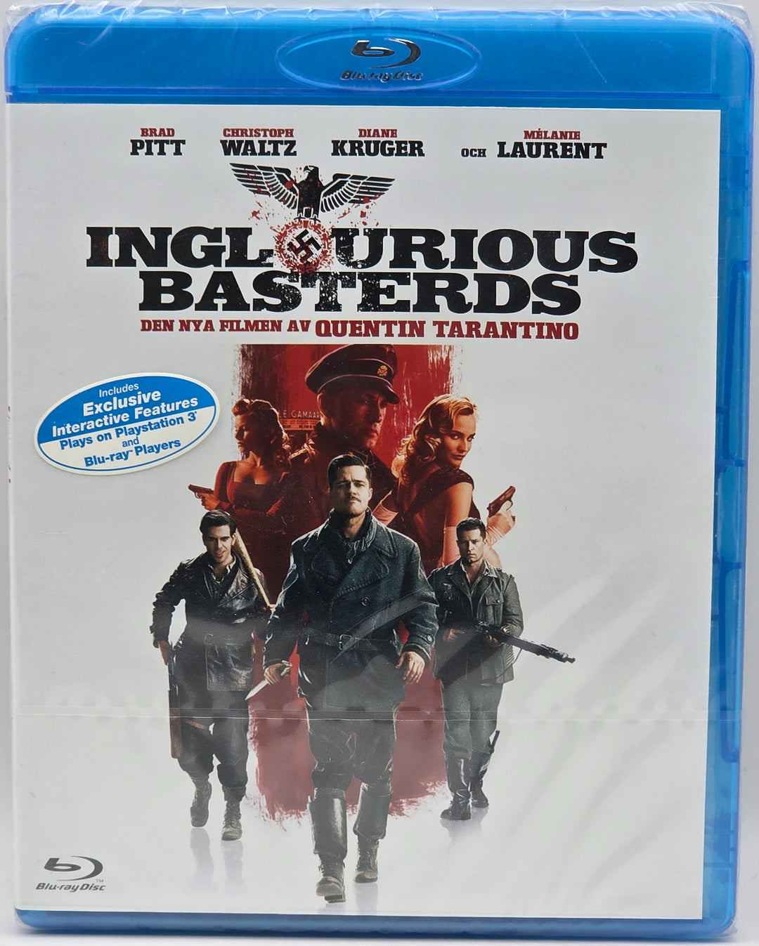 Inglourious Basterds (2009). Blu-ray. Ny i plast!