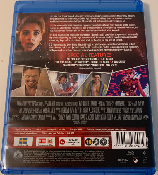 Smile 2. Blu-ray.