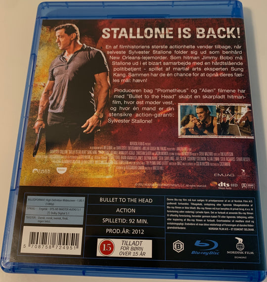 Bullet to the Head. Blu-ray.