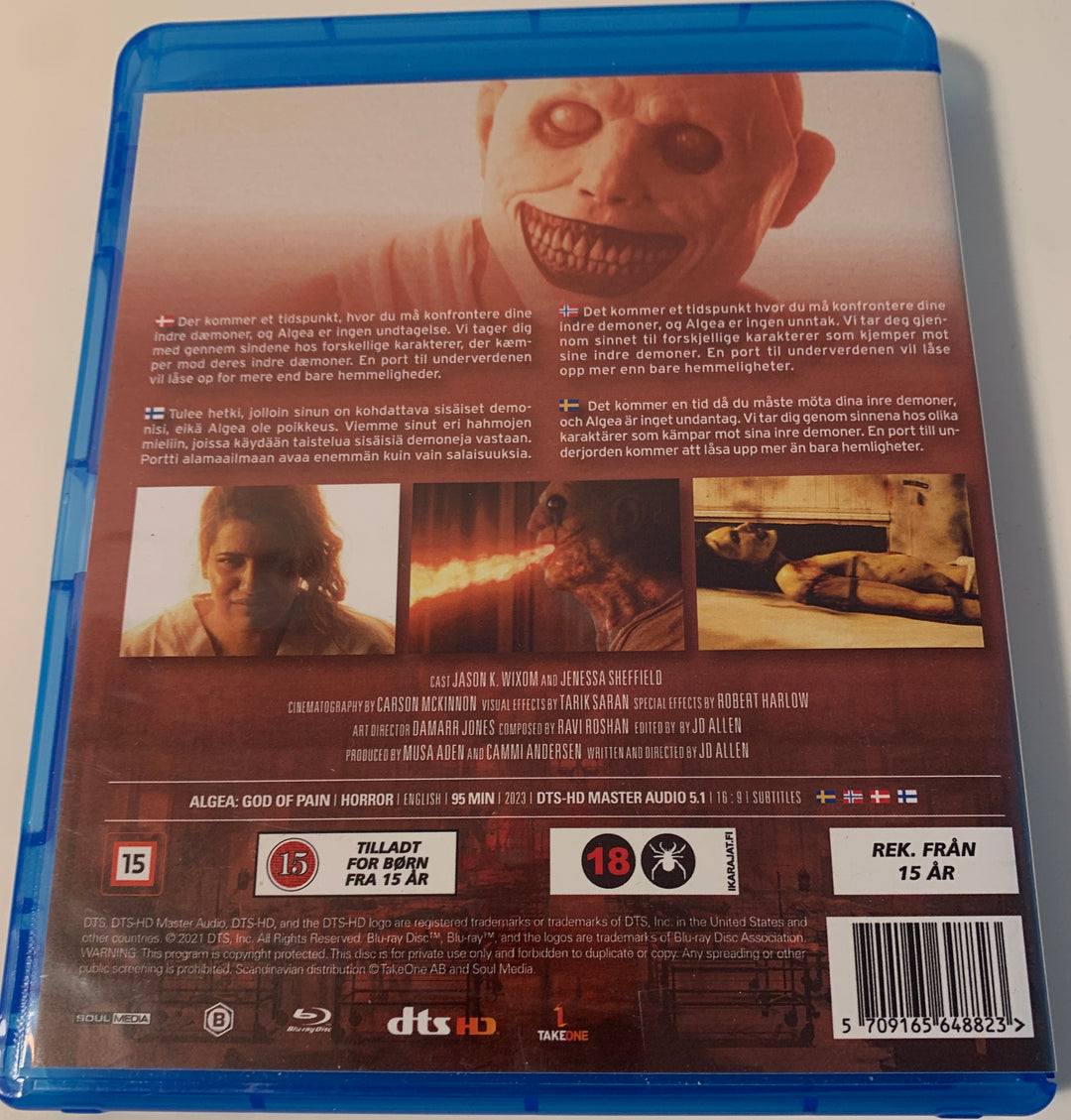Algea - God of Pain. Blu-ray.