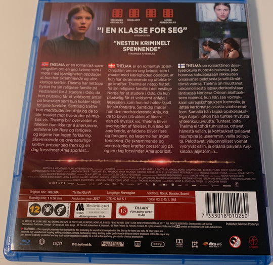 Thelma. Blu-ray.