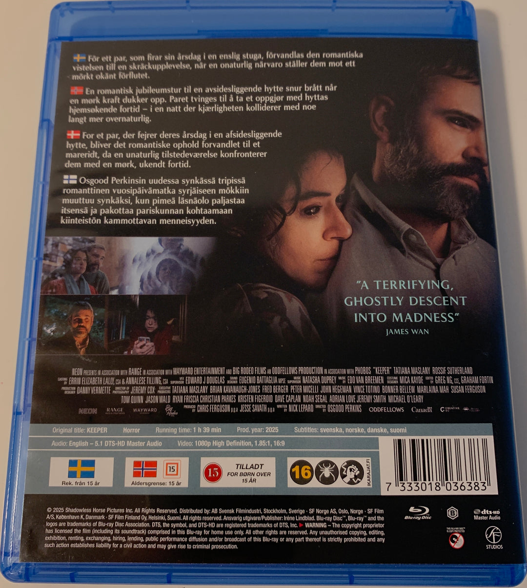 Keeper. Blu-ray.