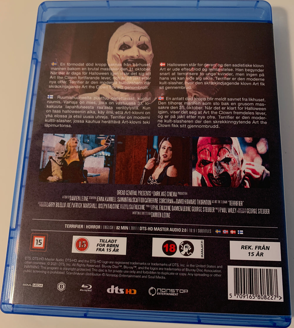 Terrifier. Blu-ray.