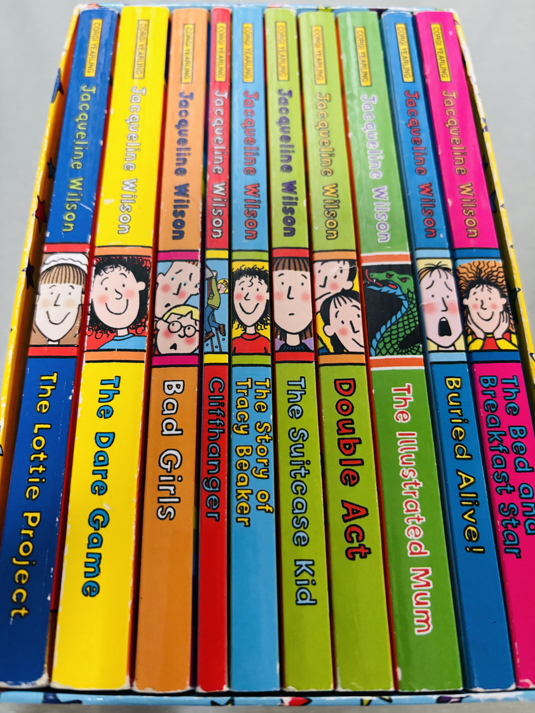 Jacqueline Wilson. Barnebok-samling (10 bøker)