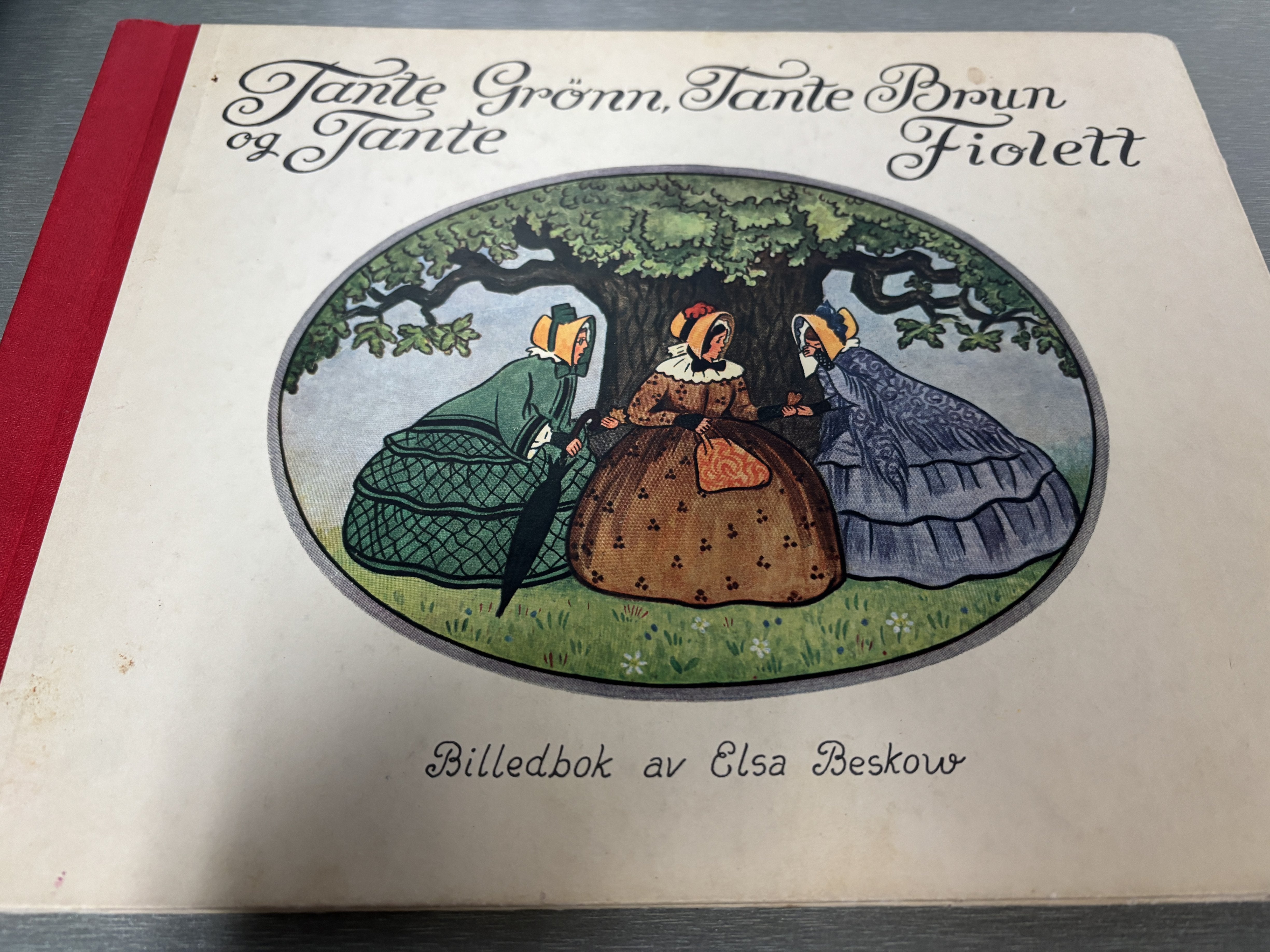 Elsa Beskow (1918/senere opplag) Tante Grønn, tante Brun og tante Fiolett