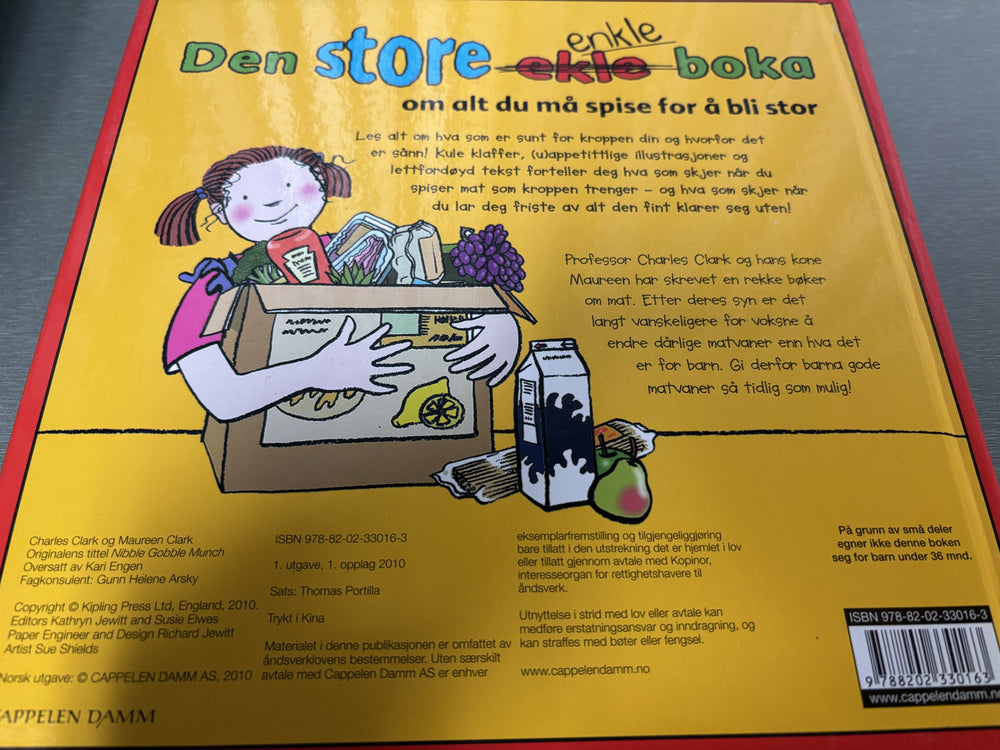 Charles & Maureen Clark (2008) Den store ekle boka om alt du må spise for å bli stor