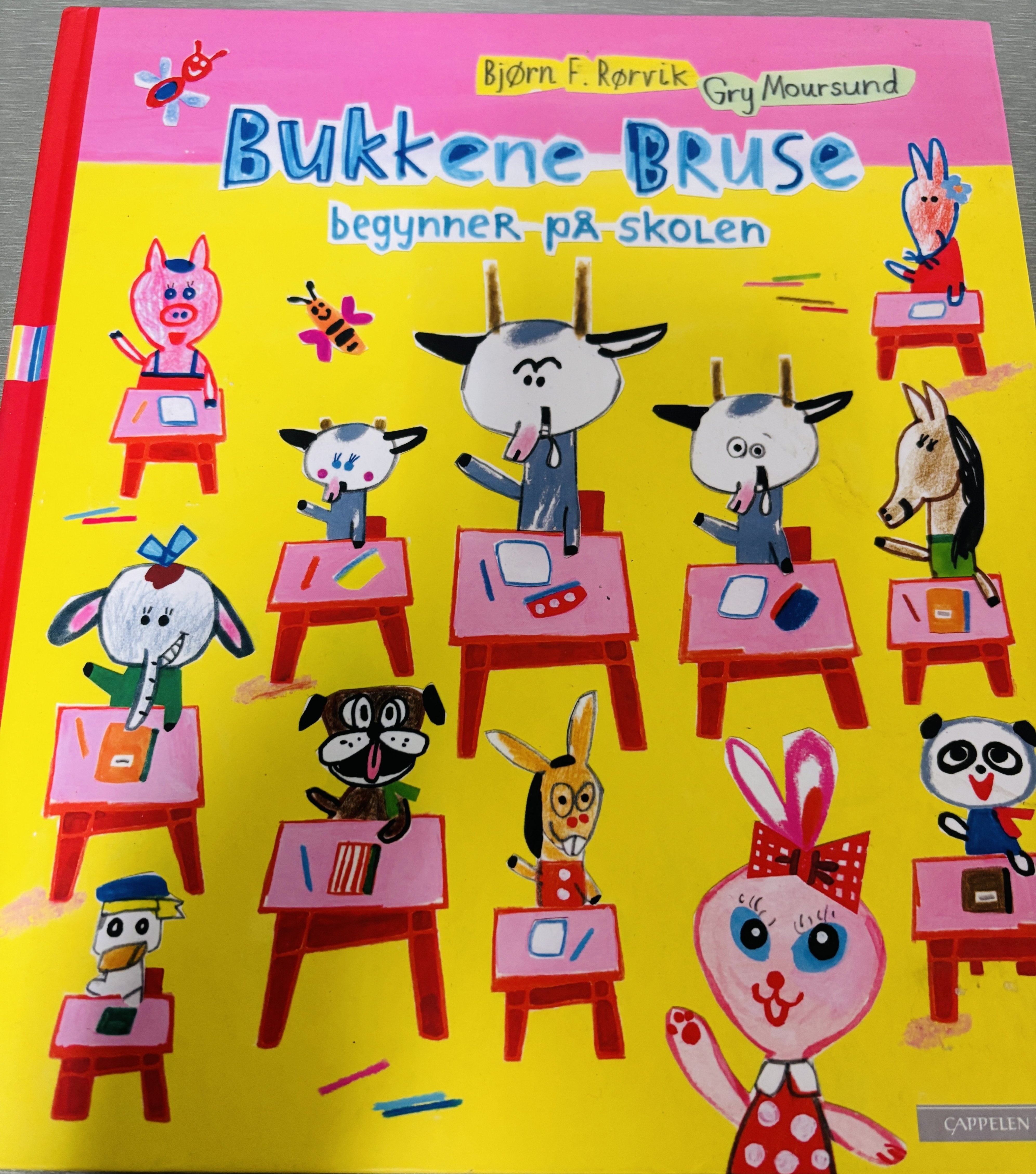 Bjørn F. Rørvik & Gry Moursund. Bukkene Bruse begynner på skolen