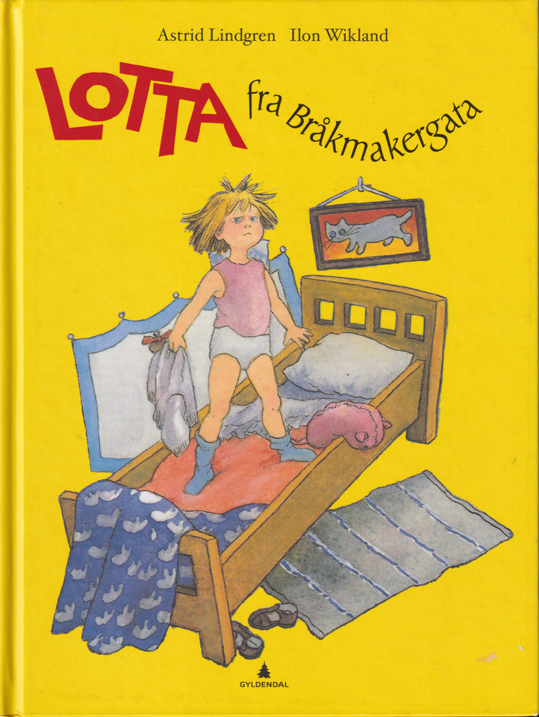 Astrid Lindgren: Lotta fra Bråkmakergata. Bok.