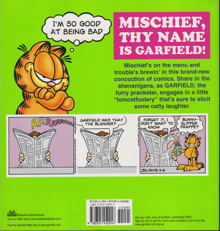 Jim Davis: Garfield Eats Crow. Bok.