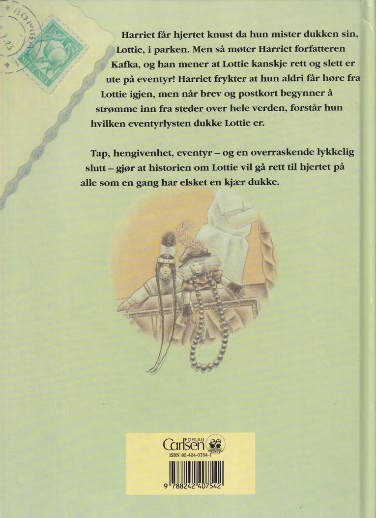 Jean Richardson: Herr Kafka og dukken som forsvant. Bok.