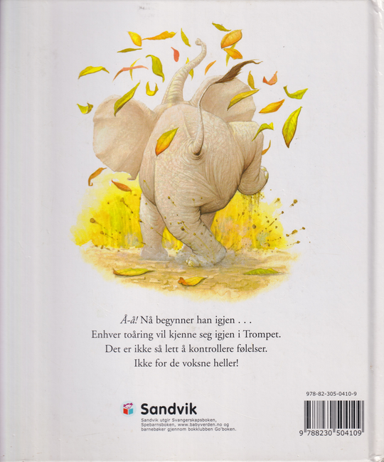 Jane Clarke: Trompet – Den lille elefanten med det store temperamentet. Bok.