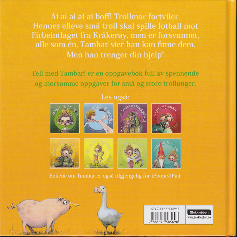 Tor Åge Bringsværd: Tell med Tambar! En aktivitetsbok. Bok.