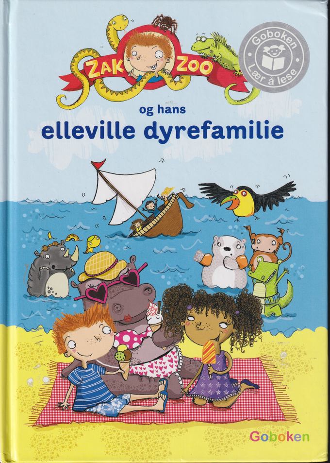Zak Zoo og hans elleville dyrefamilie. Bok.