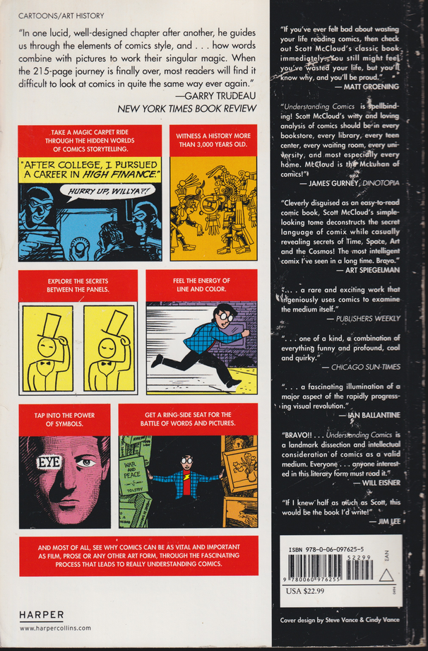 Scott McCloud, Understanding Comics: The Invisible Art. Bok.