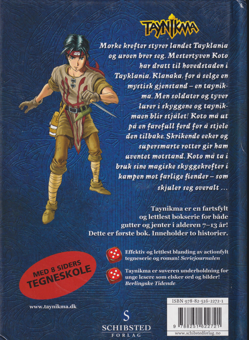 Taynikma: Mestertyven og Rottene av Jan Kjær & Merlin P. Mann. Bok.