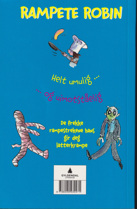 Rampete Robin og zombie-vampyren av Francesca Simon. Bok.