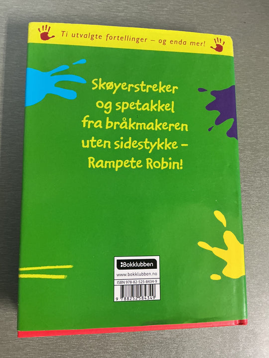 Francesca Simon. Rampe Robin skaper spetakkel. Bok.