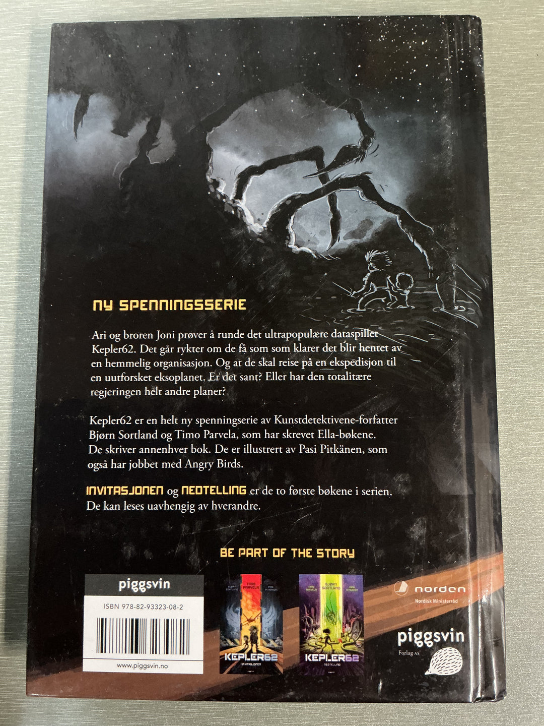 Timo Parvela & Bjørn Sortland. Kepler62: Invitasjonen. Bok.