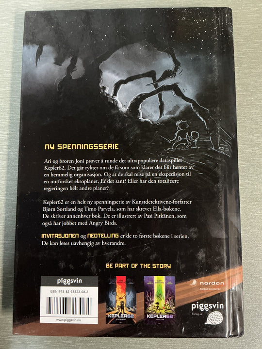 Timo Parvela & Bjørn Sortland. Kepler62: Invitasjonen. Bok.