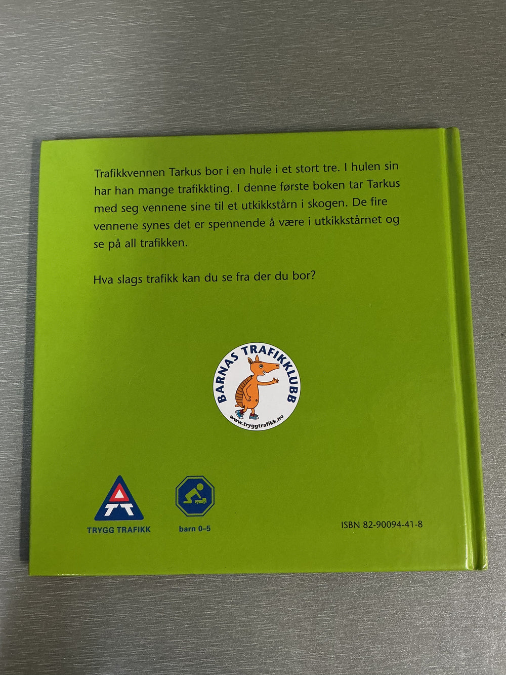 Trygg Trafikk - Trafikkvennen Tarkus. Bok.