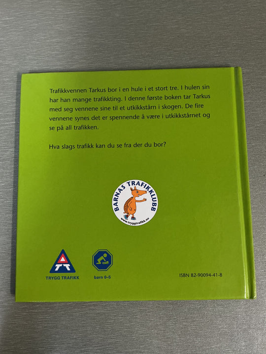 Trygg Trafikk - Trafikkvennen Tarkus. Bok.