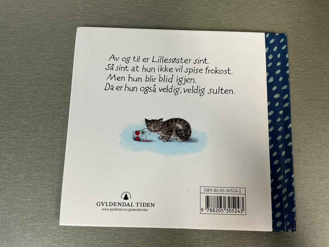 Kari Grossmann - Lillesøster spiser frokost. Bok.