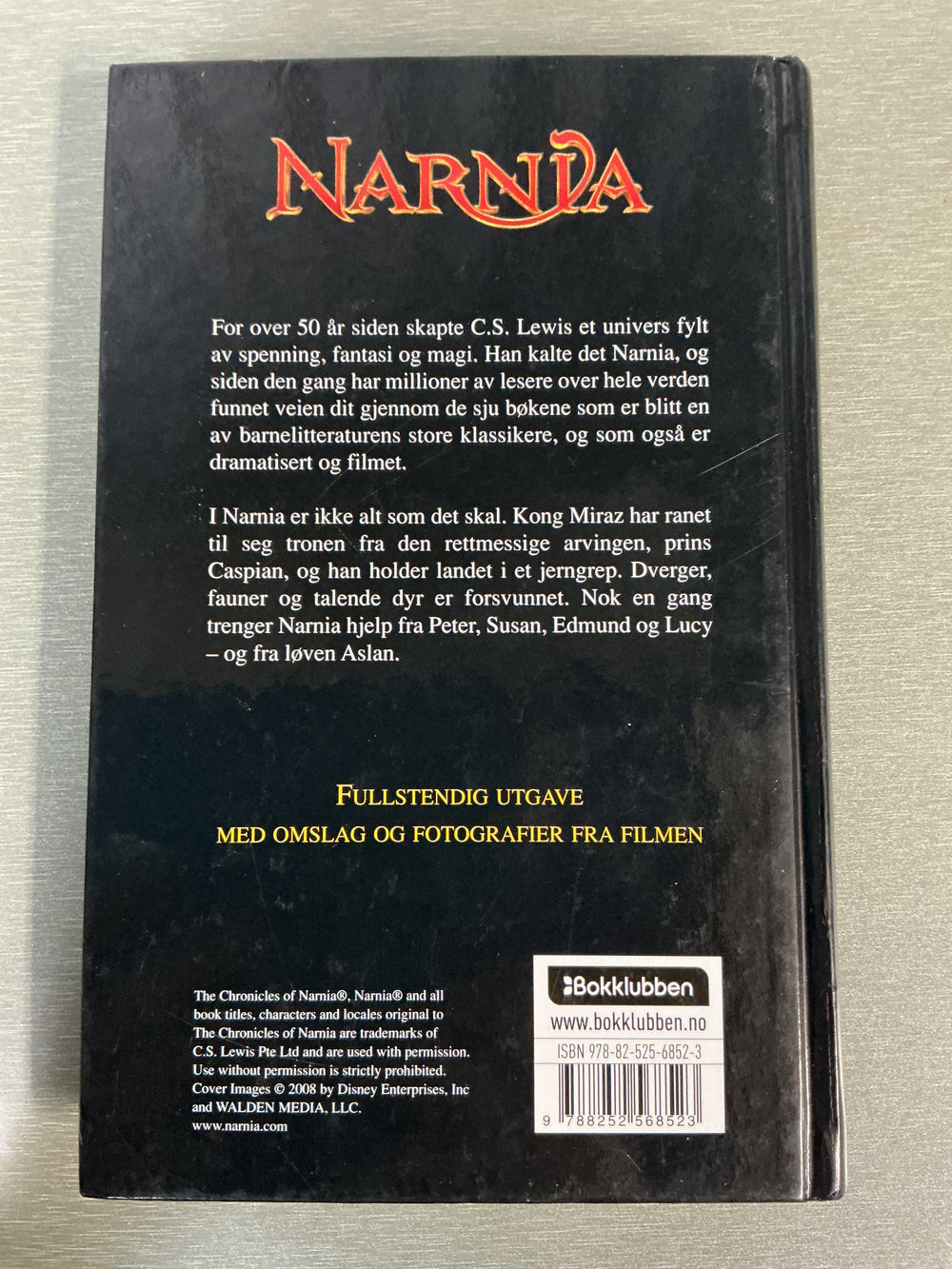 C. S. Lewis. Legenden om Narnia: Prins Caspian. Bok.