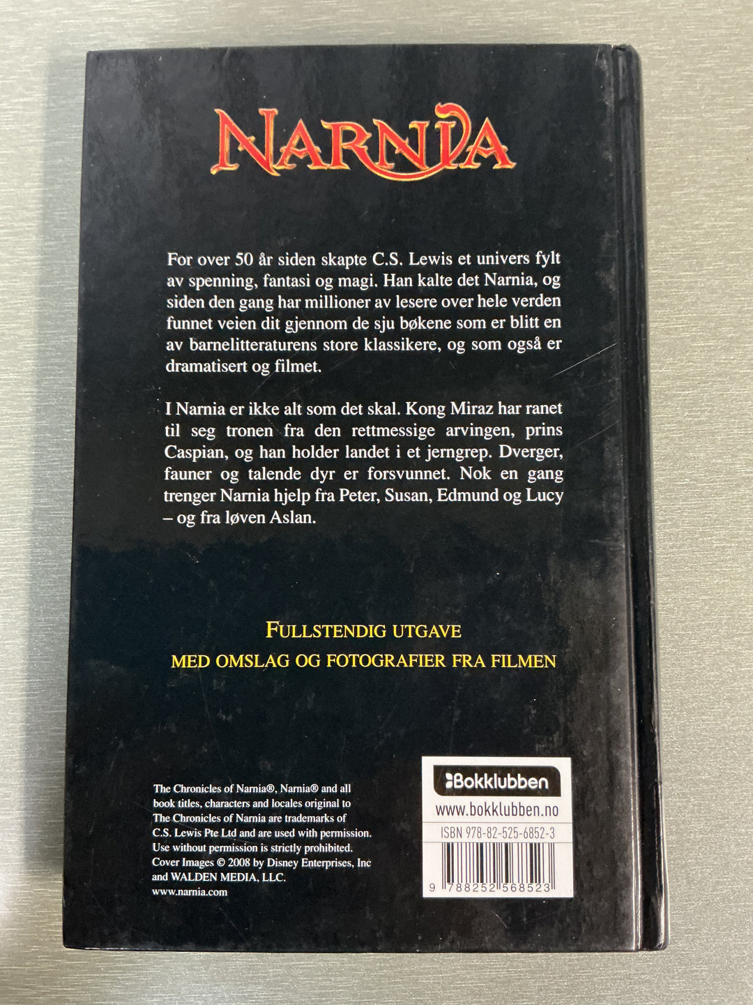 C. S. Lewis. Legenden om Narnia: Prins Caspian. Bok.