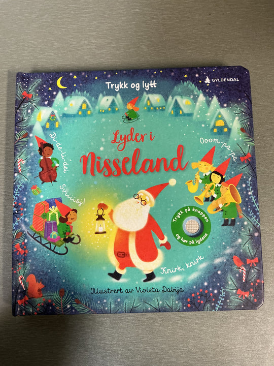 Violetta Dabija (ill.). Lyder i Nisseland – Trykk og lytt. Bok.