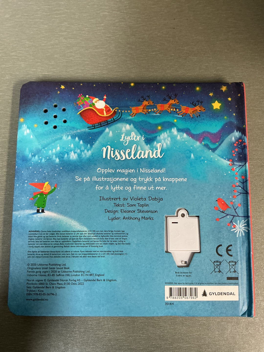 Violetta Dabija (ill.). Lyder i Nisseland – Trykk og lytt. Bok.