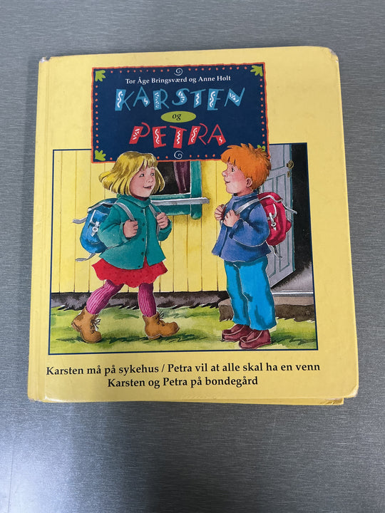 Tor Åge Bringsværd og Anne Holt. Karsten og Petra. Bok.