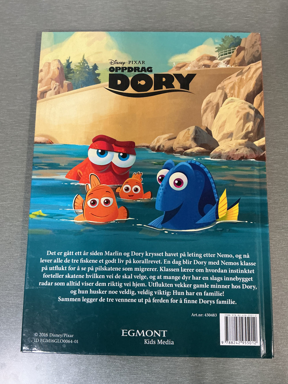 Disney Pixar. Oppdrag Dory. Bok.