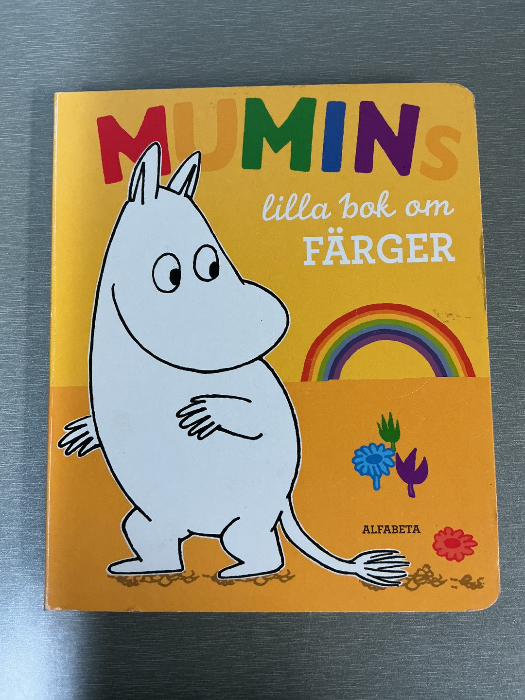 Tove Jansson. Mumins lilla bok om färger. Bok.