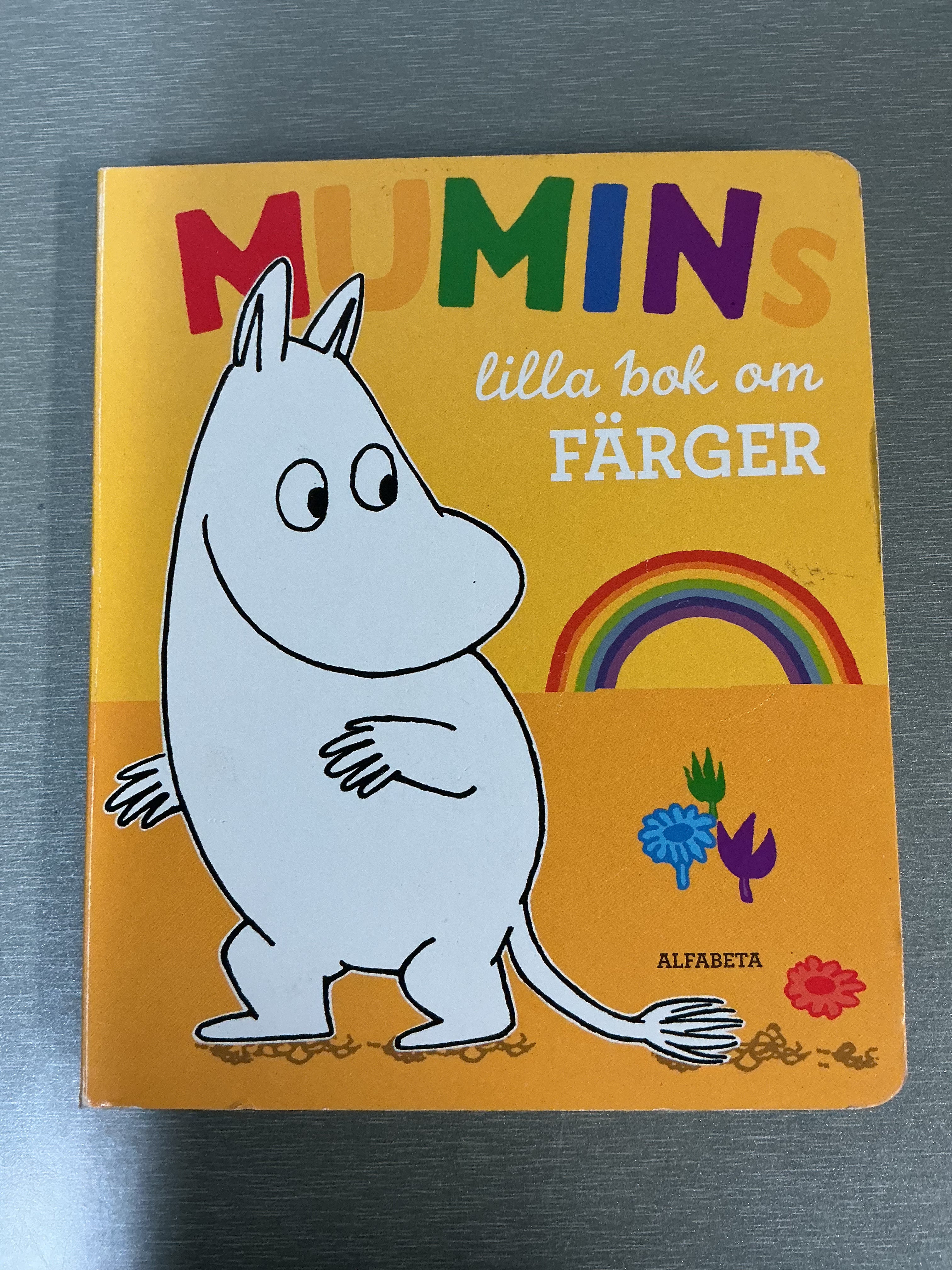 Tove Jansson. Mumins lilla bok om färger. Bok.