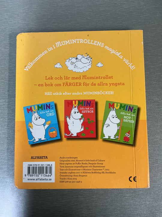 Tove Jansson. Mumins lilla bok om färger. Bok.