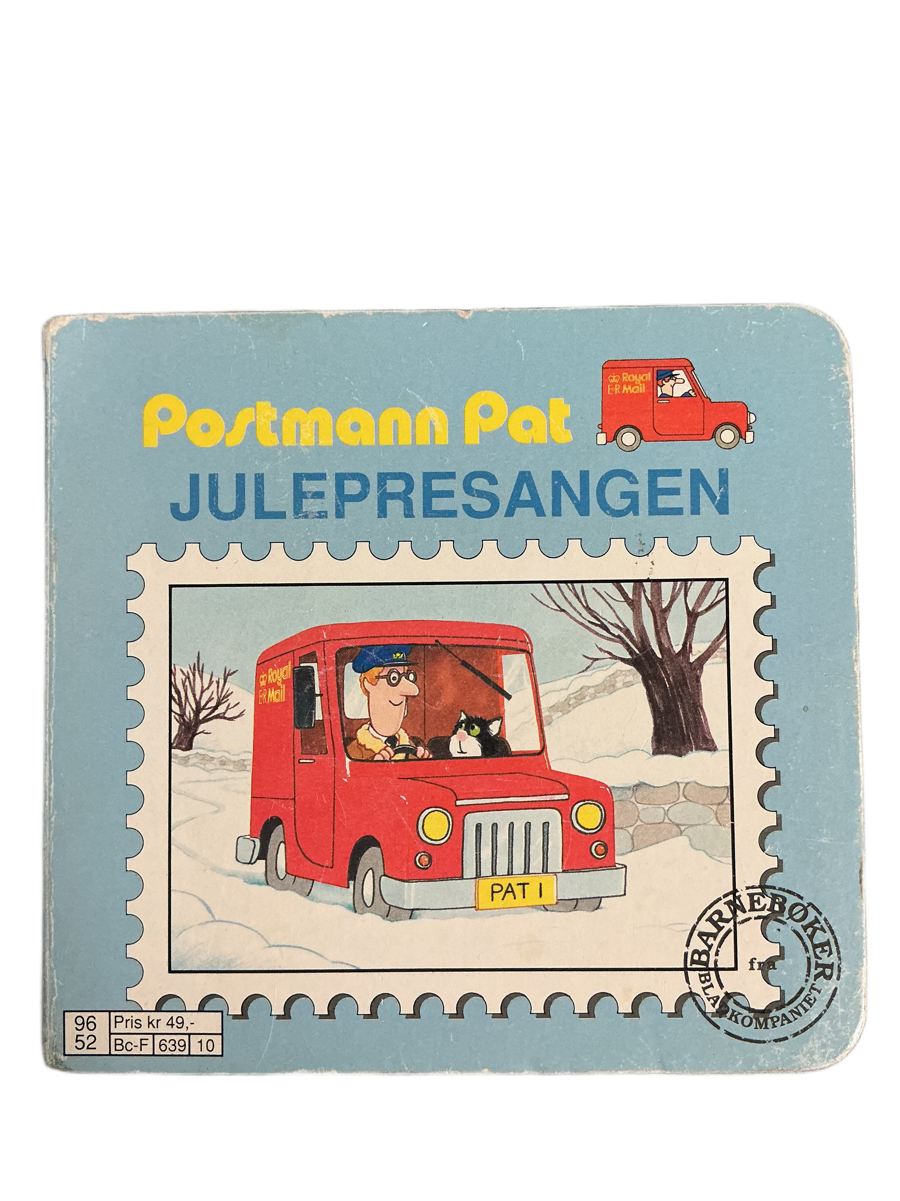 John Cunliffe. 1998. Postmann Pat: Julepresangen. Bok.