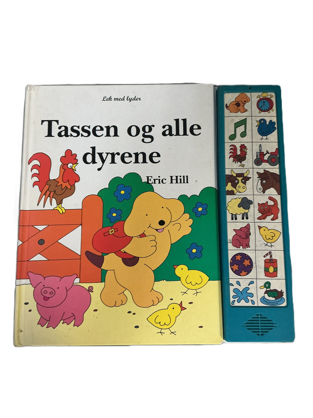 Eric Hill, 1996, Tassen og alle dyrene. Bok.