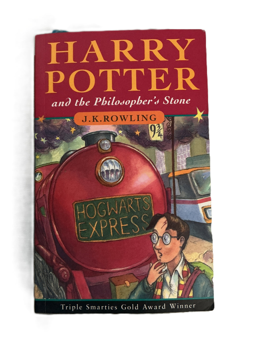 J.K. Rowling, 1997, Harry Potter and the Philosopher's Stone. Bok.
