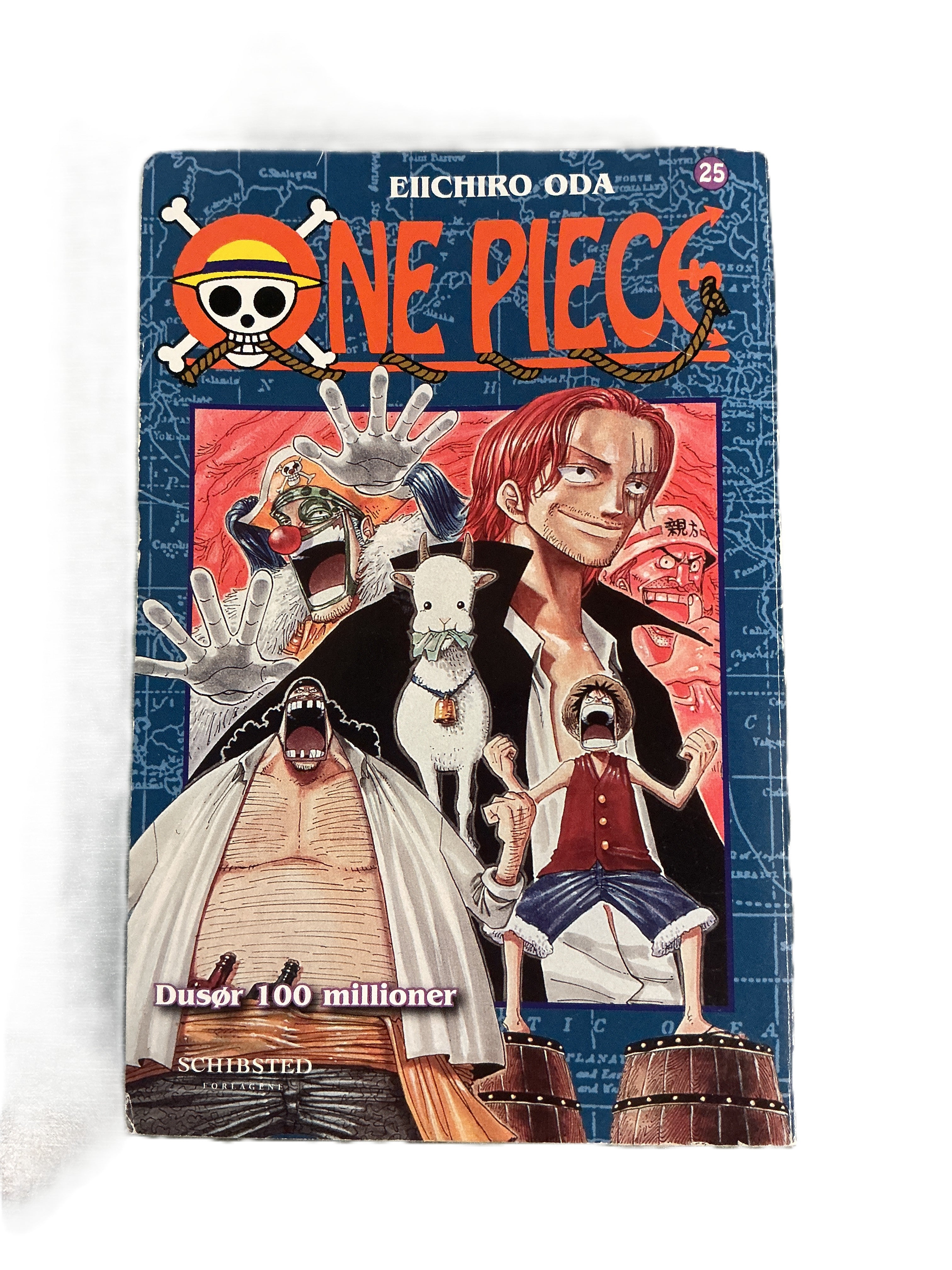 Eiichiro Oda. 2008. One Piece Vol. 25. Bok.