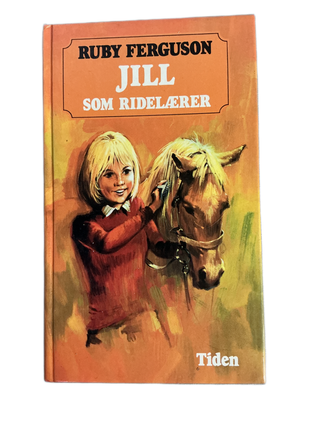 Jill som ridelærer. Ruby Ferguson. 1970-tallet. Bok.