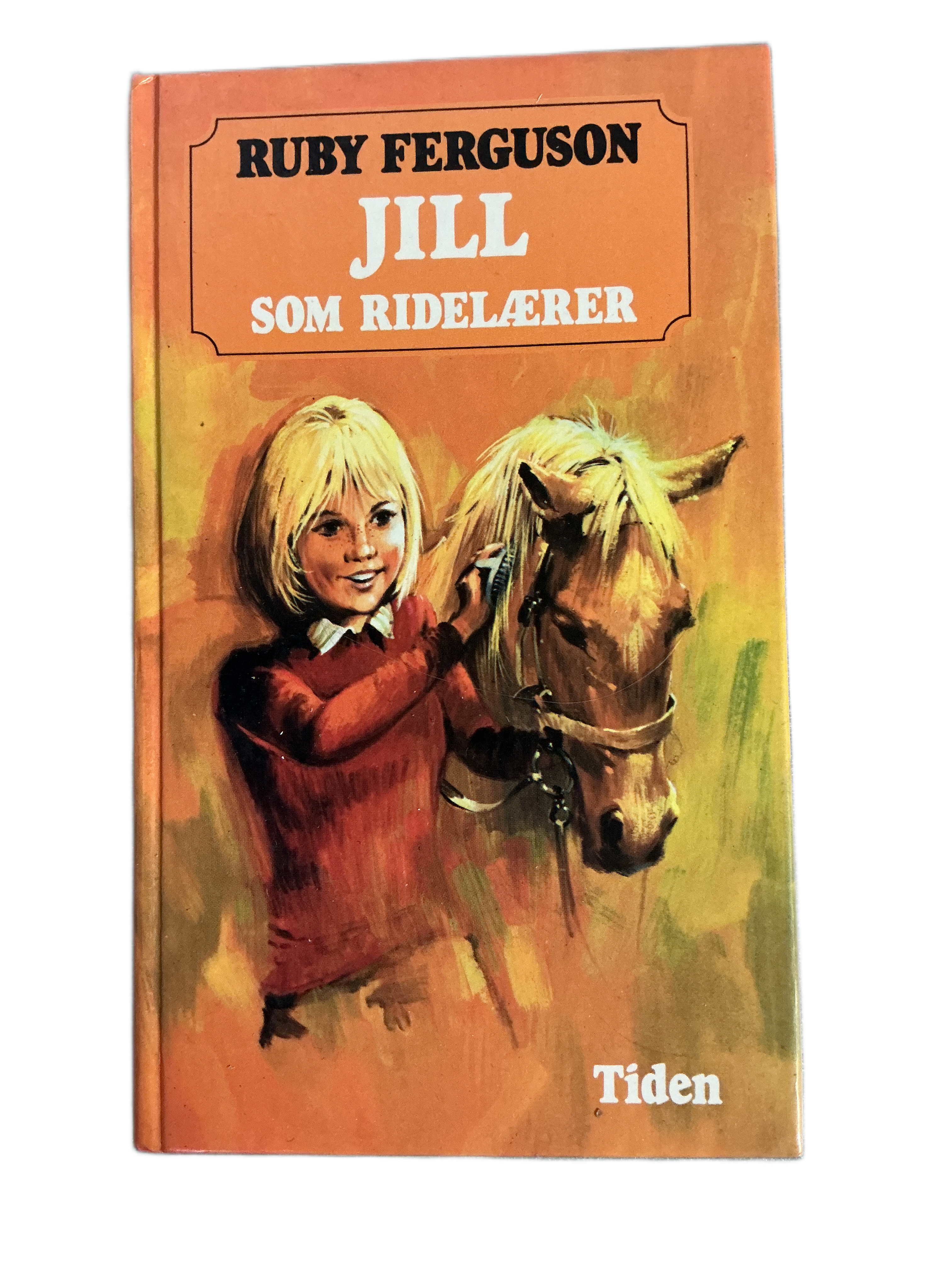 Jill som ridelærer. Ruby Ferguson. 1970-tallet. Bok.
