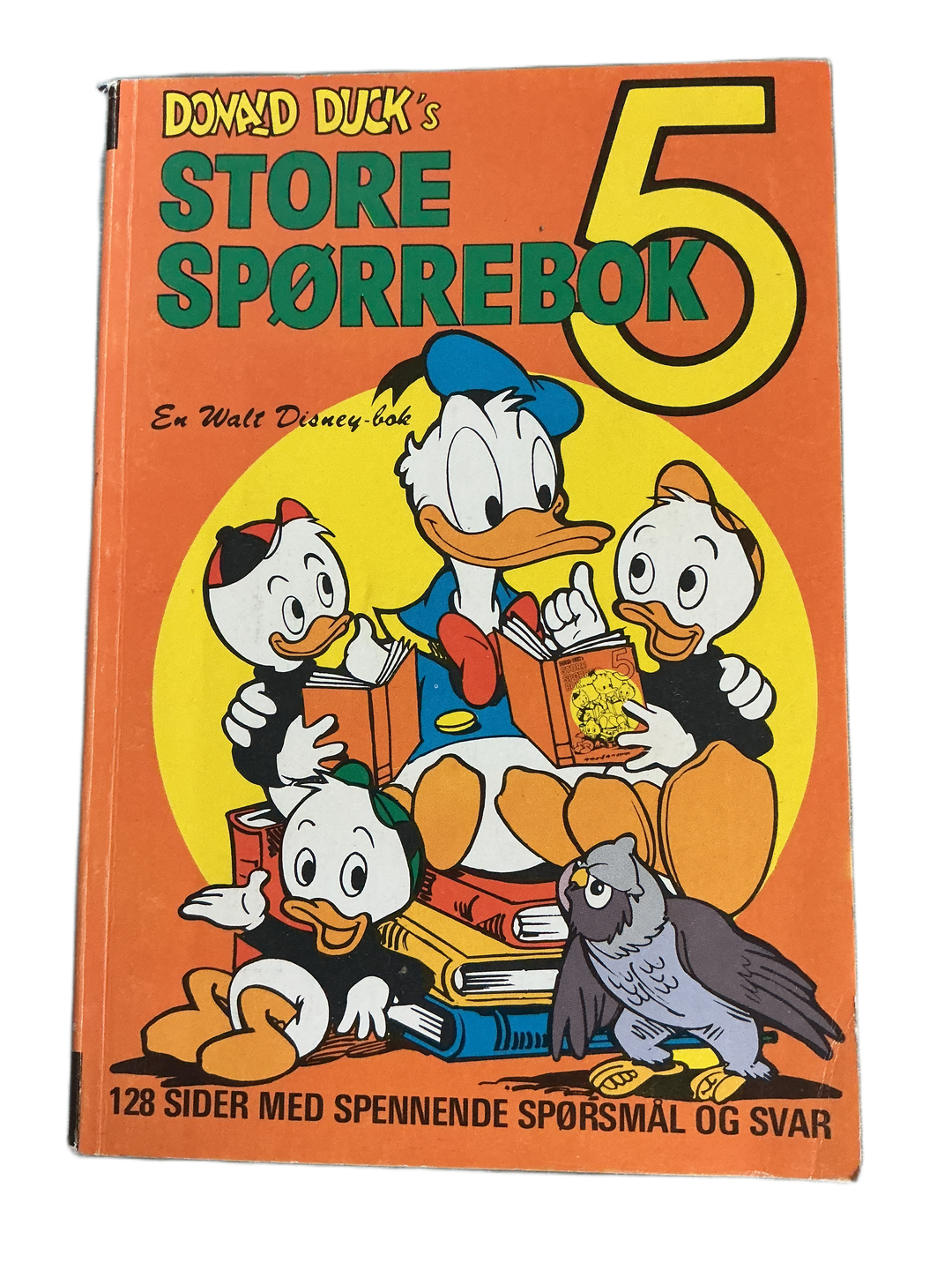 Walt Disney. 1974. Donald Duck's store spørrebok 5. Bok.