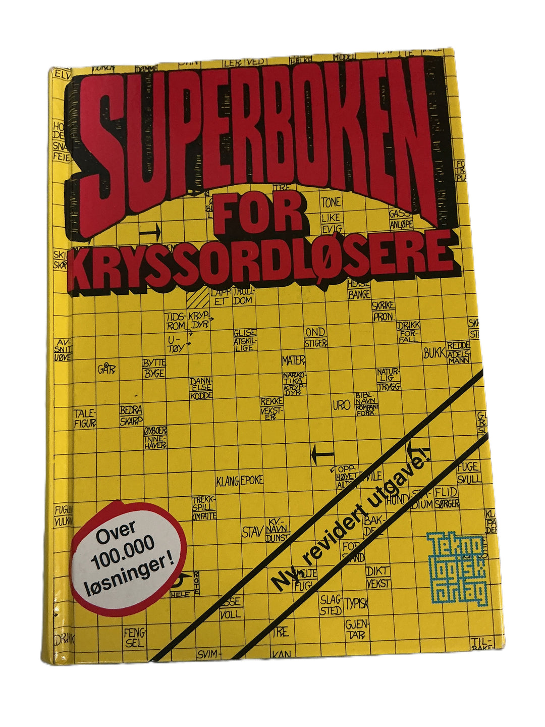 Diverse; 1980; Superboken for kryssordløsere. Bok.