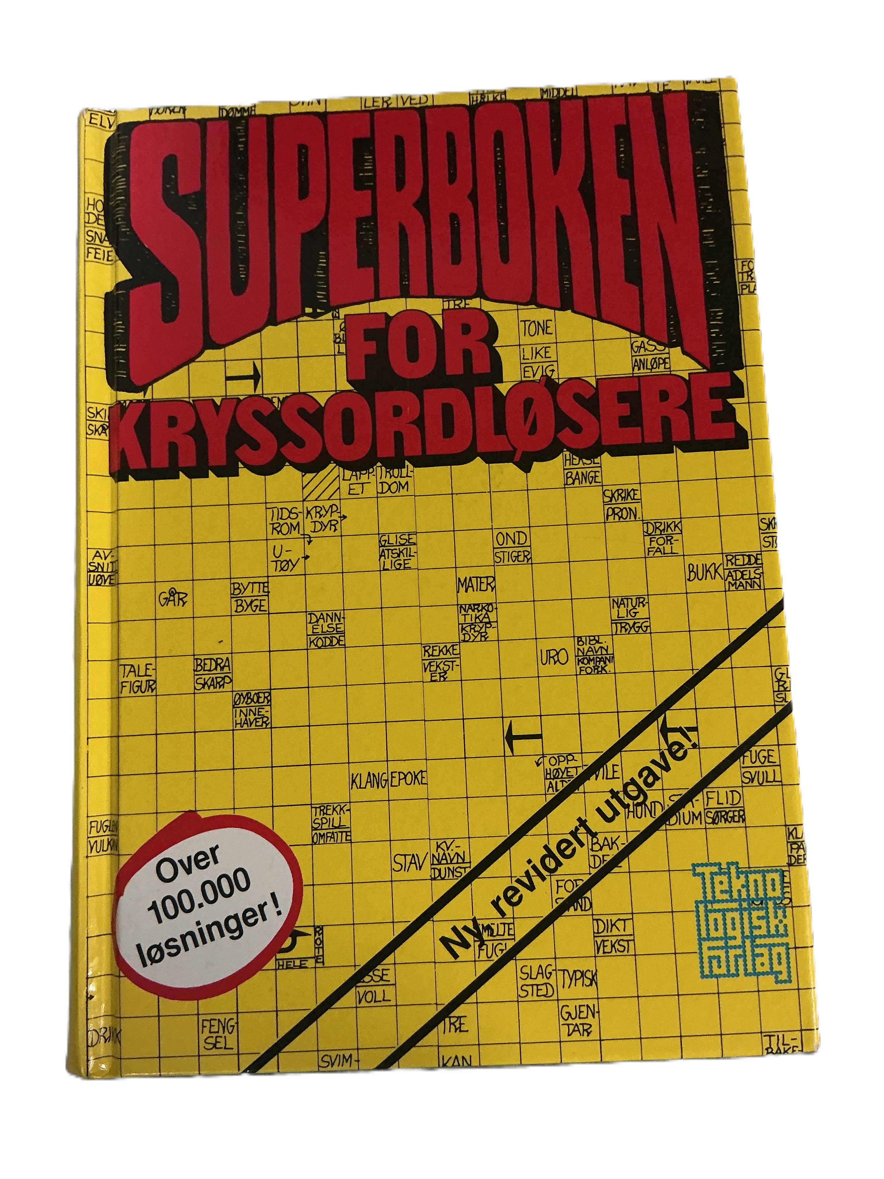 Diverse; 1980; Superboken for kryssordløsere. Bok.