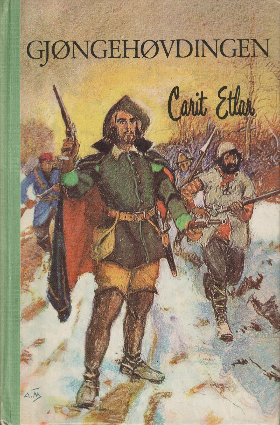 Carit Etlar. 1958. Gjøngehøvdingen. Bok.