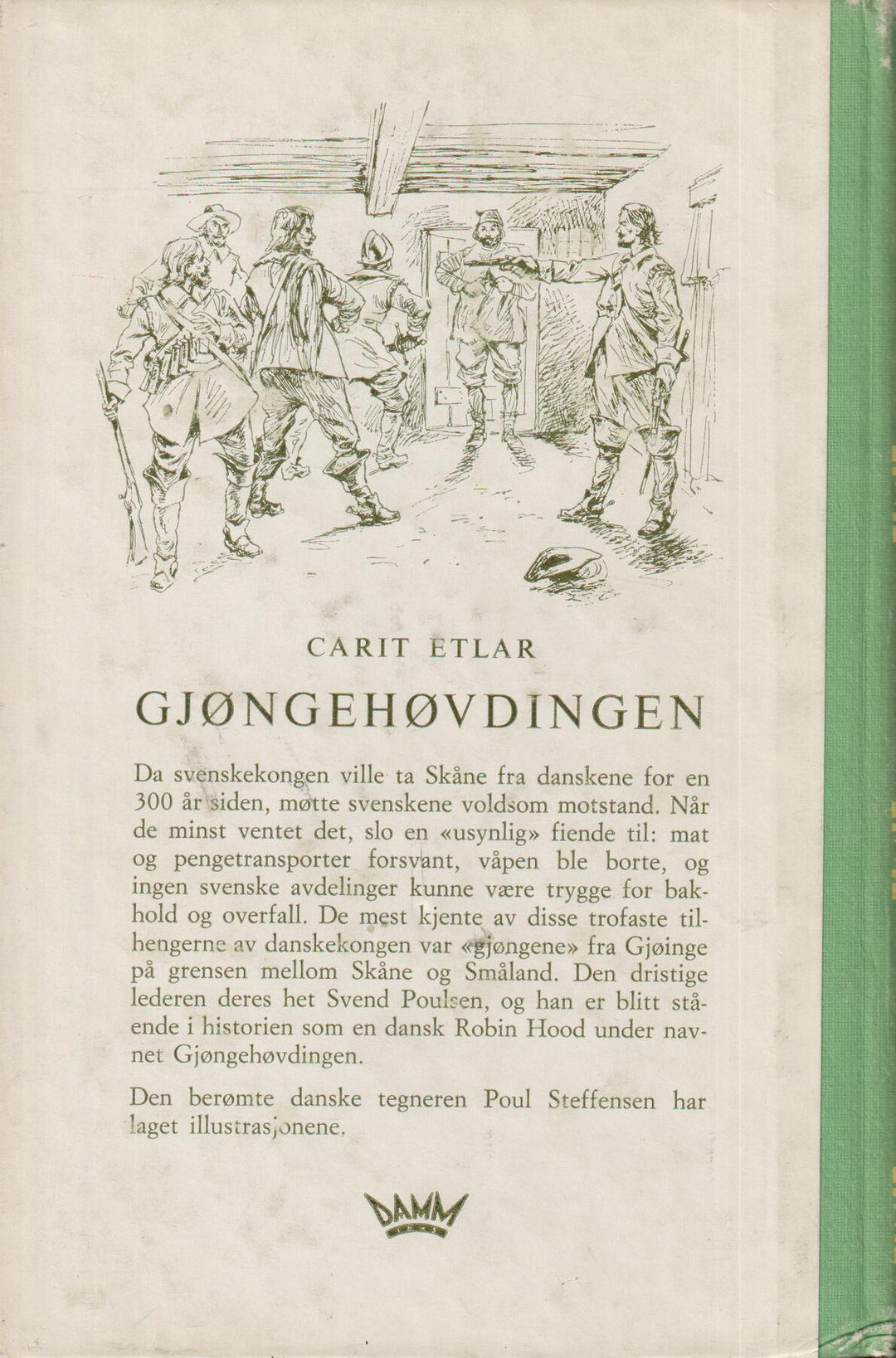 Carit Etlar. 1958. Gjøngehøvdingen. Bok.